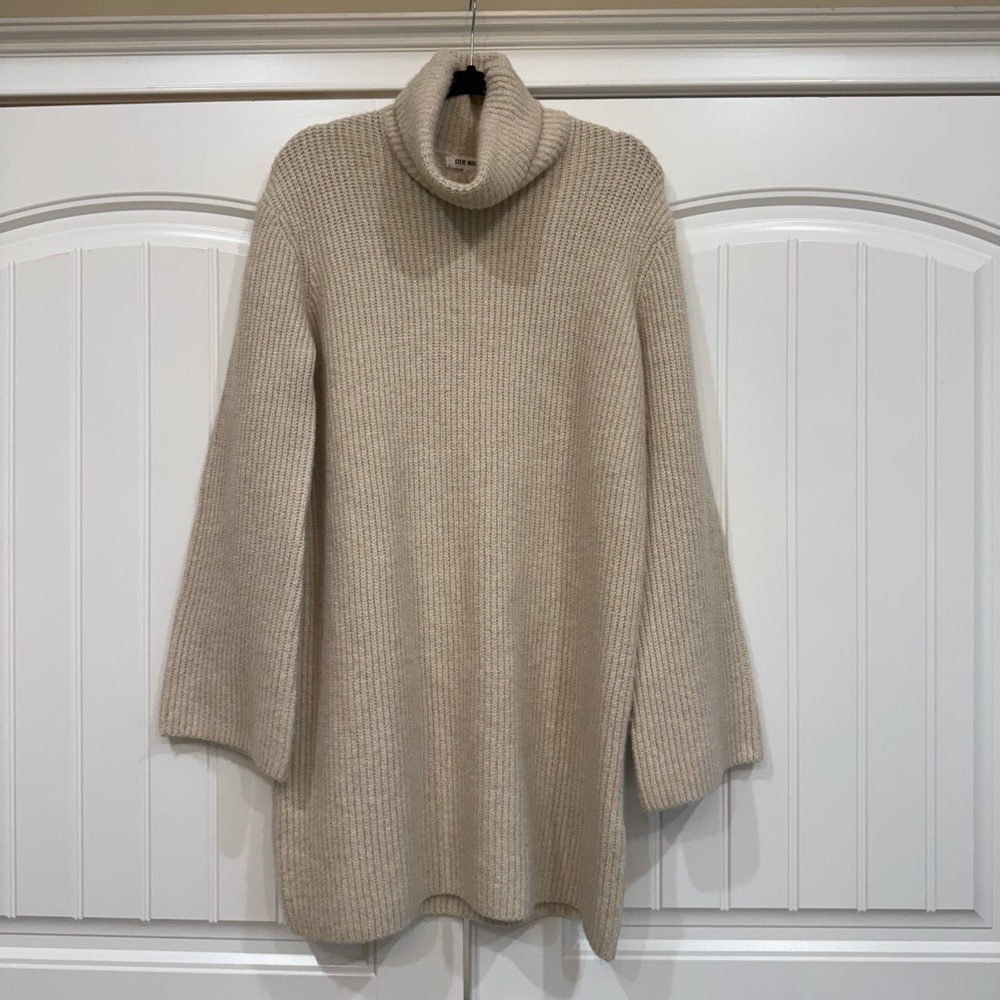Steve Madden Abbie Long Sleeve Sweater Minidress